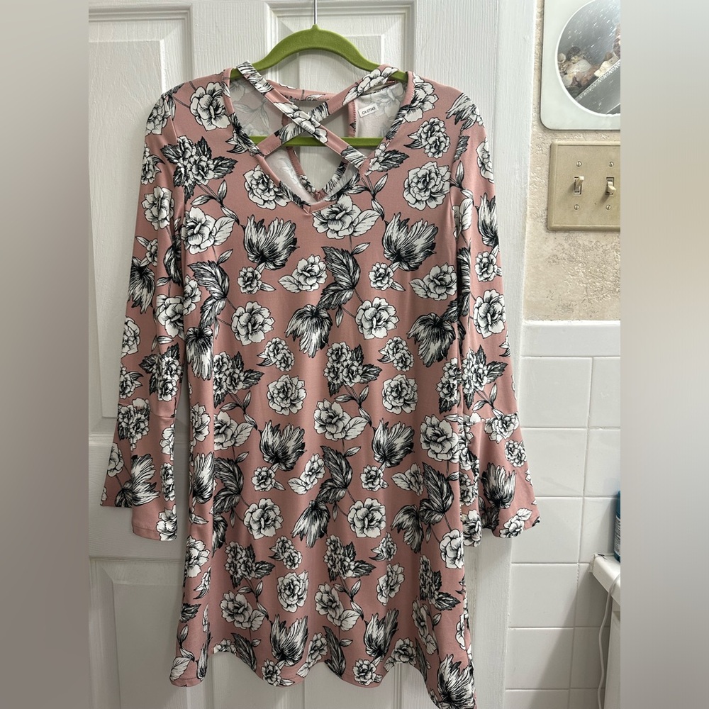 Pink Rose Mini Dress